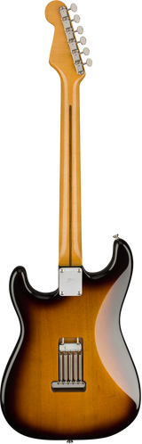 Back of Fender Stories Collection Eric Johnson 1954 “Virginia” Stratocaster 2-Color Sunburst.