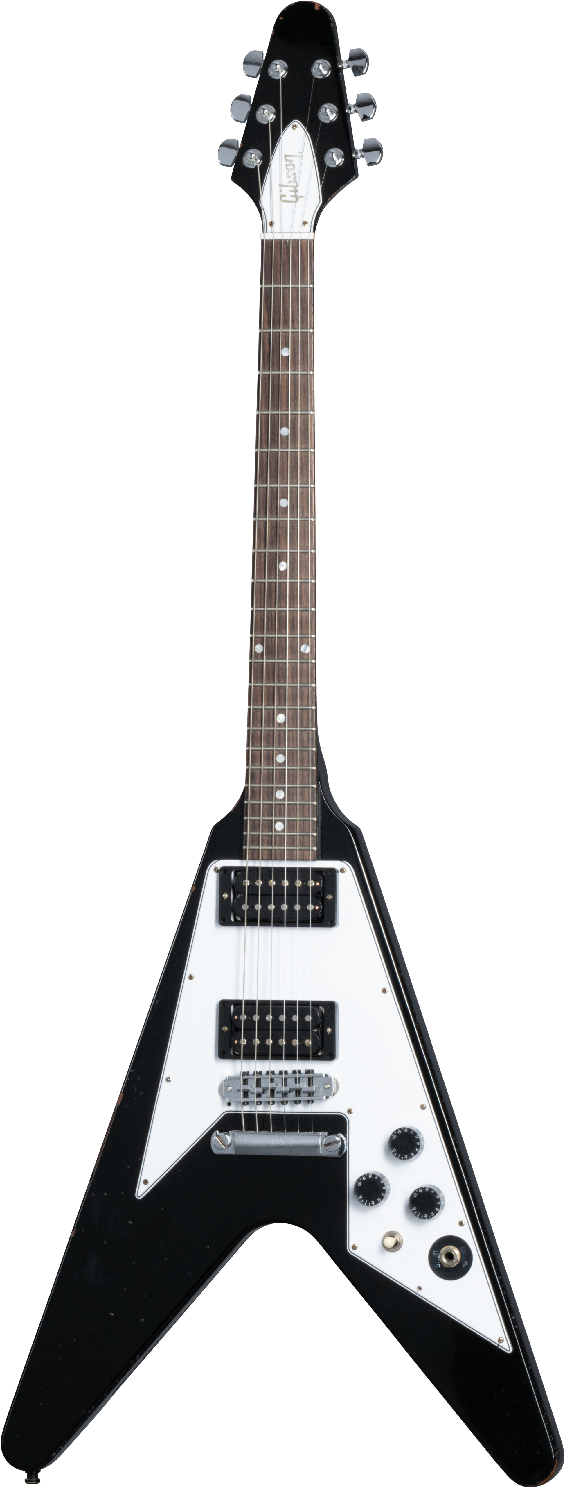 Full frontal of Gibson Custom Shop Kirk Hammett 1979 Flying V.