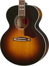 Front of Gibson J-185 Original Vintage Sunburst.