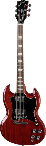 Full frontal of Gibson SG Standard Heritage Cherry.