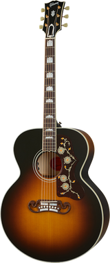Full frontal of Gibson SJ-200 Original Vintage Sunburst.
