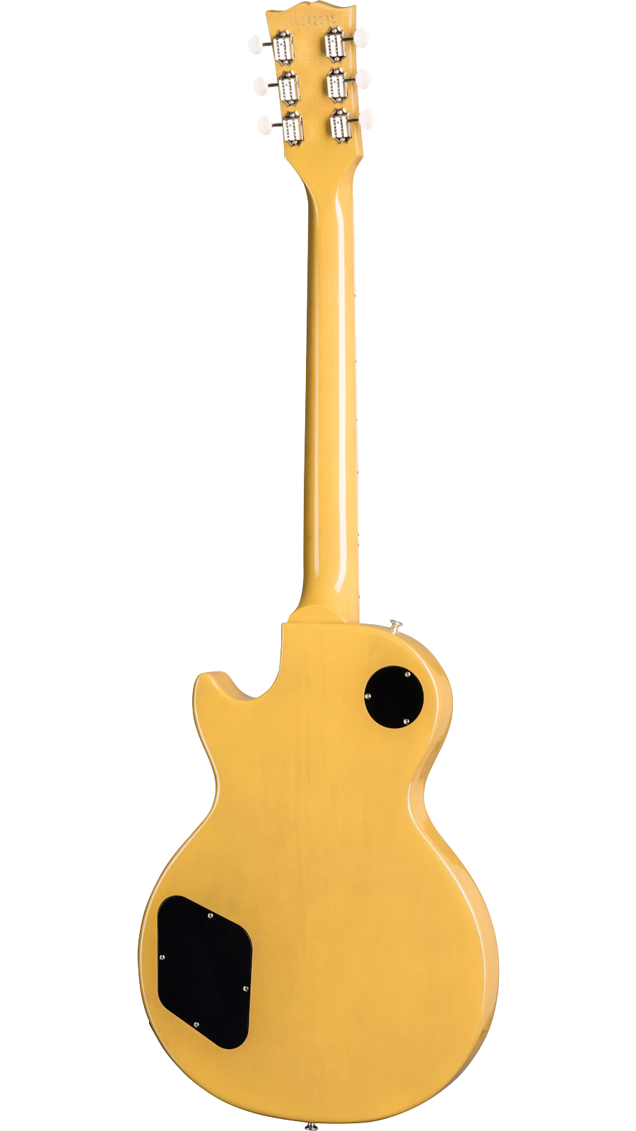 Back of Gibson Les Paul Special electric guitar in TV Yellow Tone Shop Guitars DFW Texas