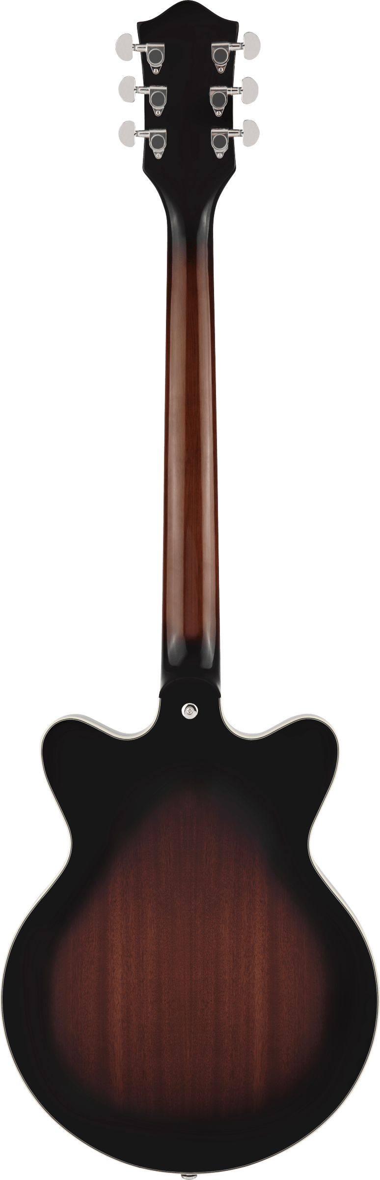 Back of Gretsch G2655-P90 Streamliner Center Block Jr. Double-Cut P90 w/V-Stoptail Brownstone.