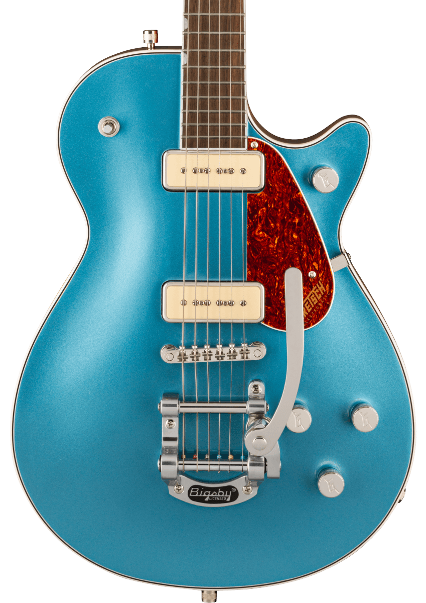 Front of Gretsch G5210T-P90 Electromatic Jet Two 90 Single-Cut w/Bigsby Mako.