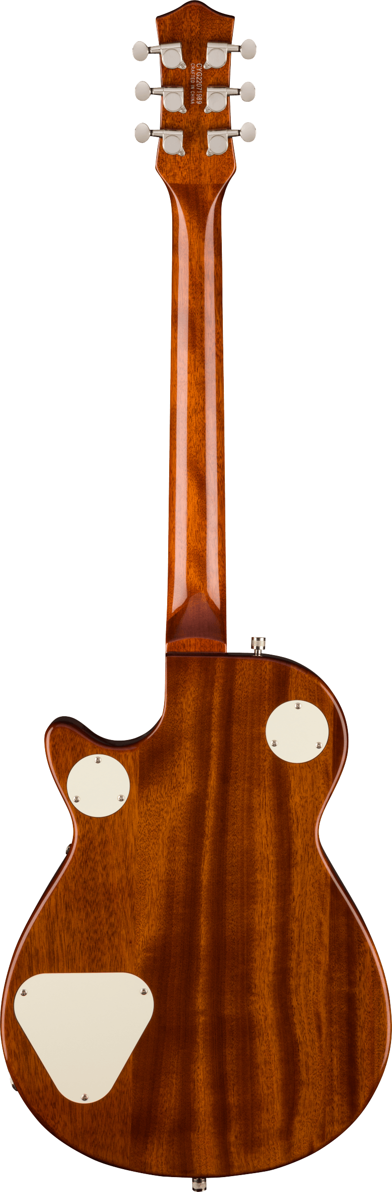 Back of Gretsch G5210T-P90 Electromatic Jet Two 90 Single-Cut w/Bigsby Mako.