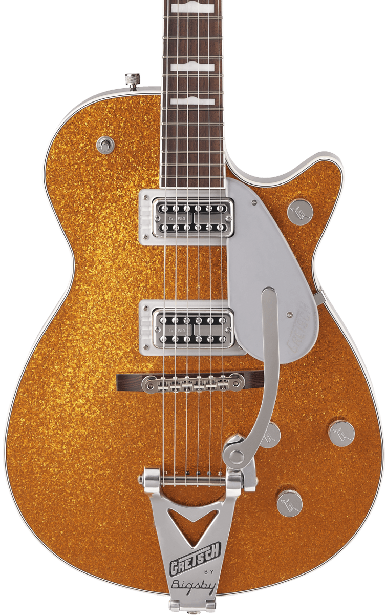 Gretsch G6129T 89VS Vintage Select 89 Sparkle Jet w Bigsby Gold