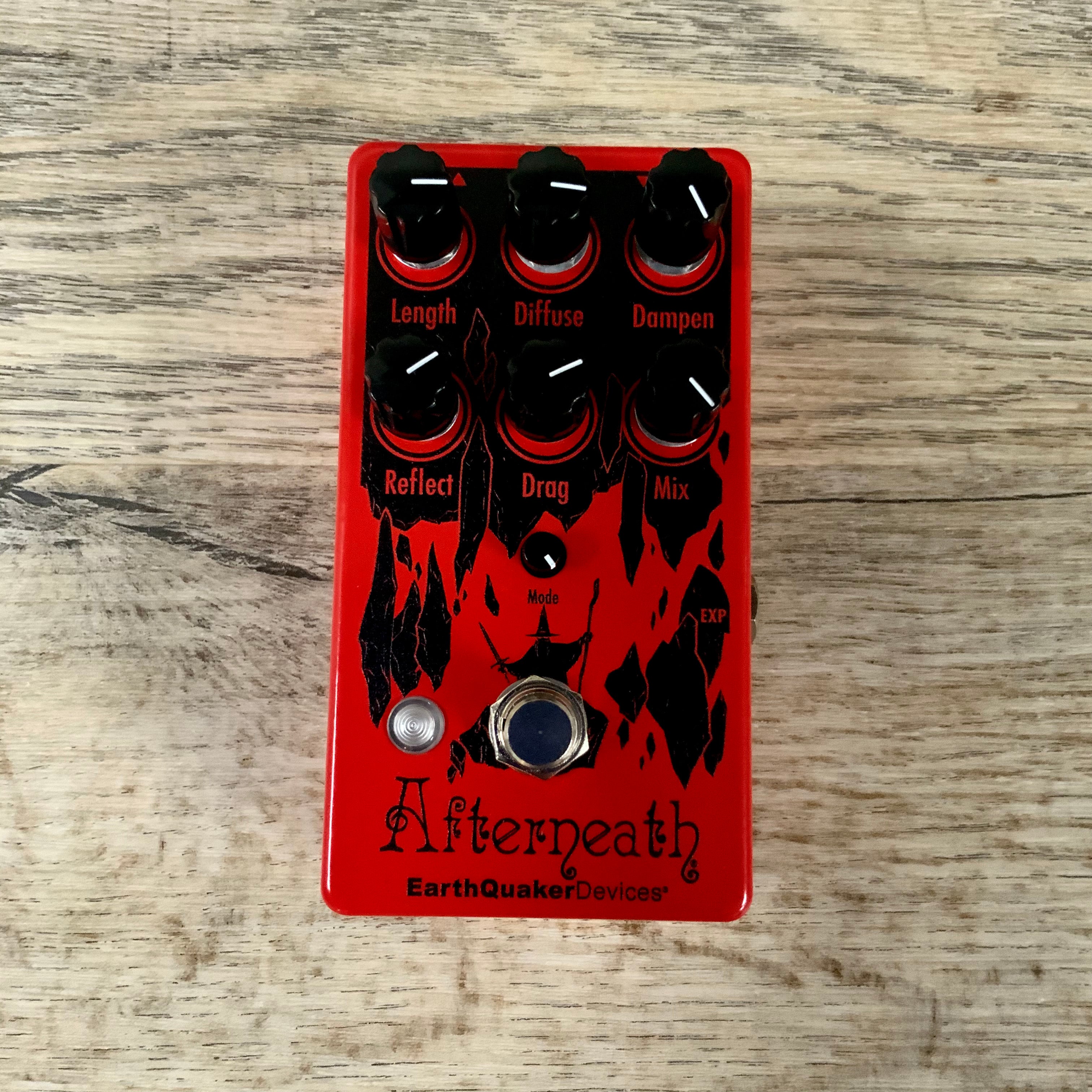 EarthQuaker Devices Afterneath V3 Tone Shop Custom Candy Apple Red