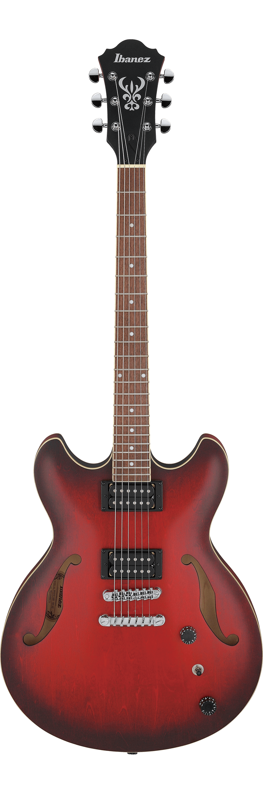 Ibanez AS53 Artcore Semi-hollowbody Sunburst Red Flat
