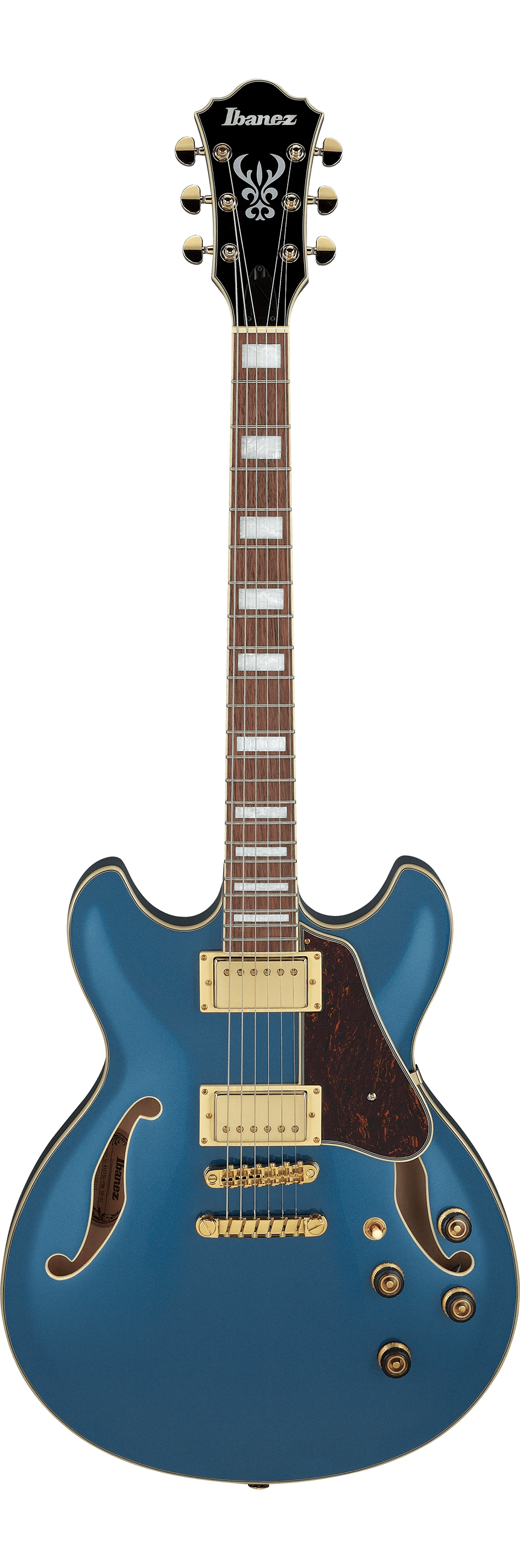 Open Box Ibanez AS73G Artcore Semi-hollow Prussian Blue Metallic