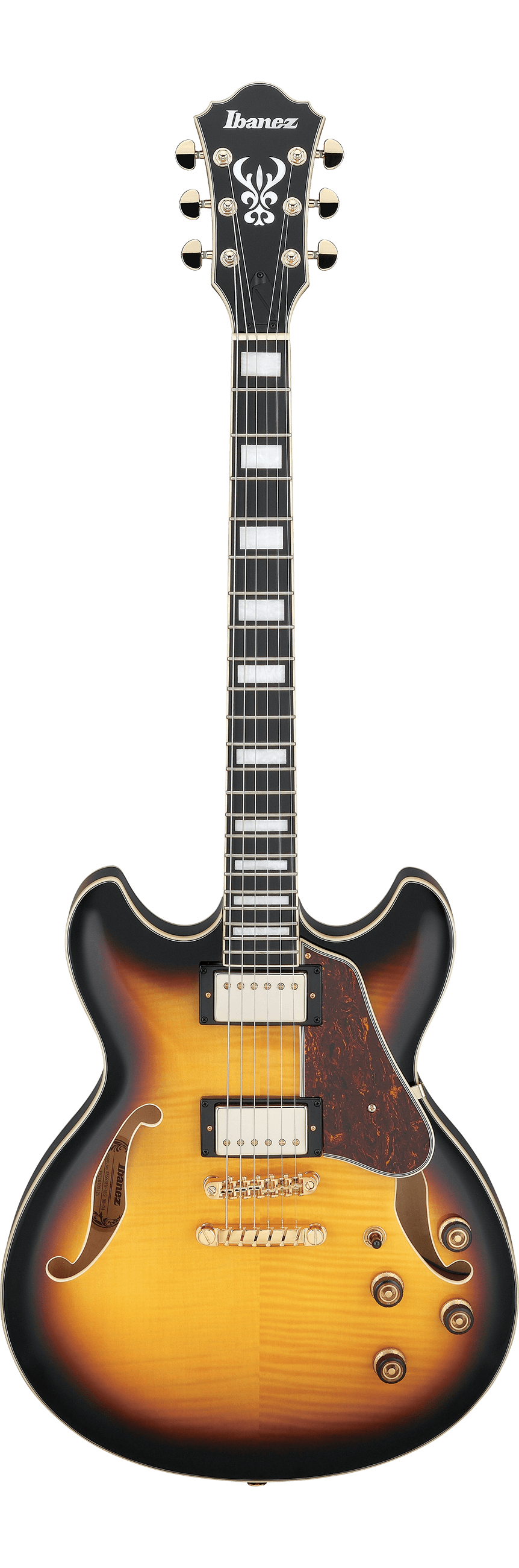 Ibanez AS93FM Artcore Expressionist Semi-hollow Electric Antique Yellow Sunburst