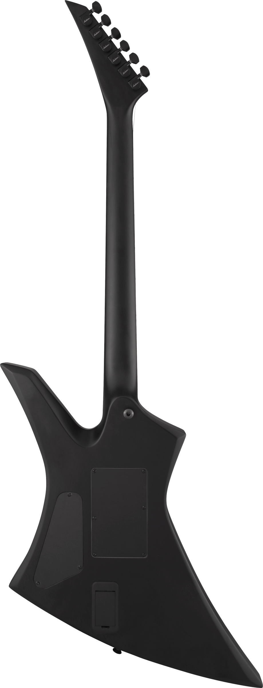 Back of Jackson X Series Kelly KEXS Laurel Fingerboard Shattered Mirror.