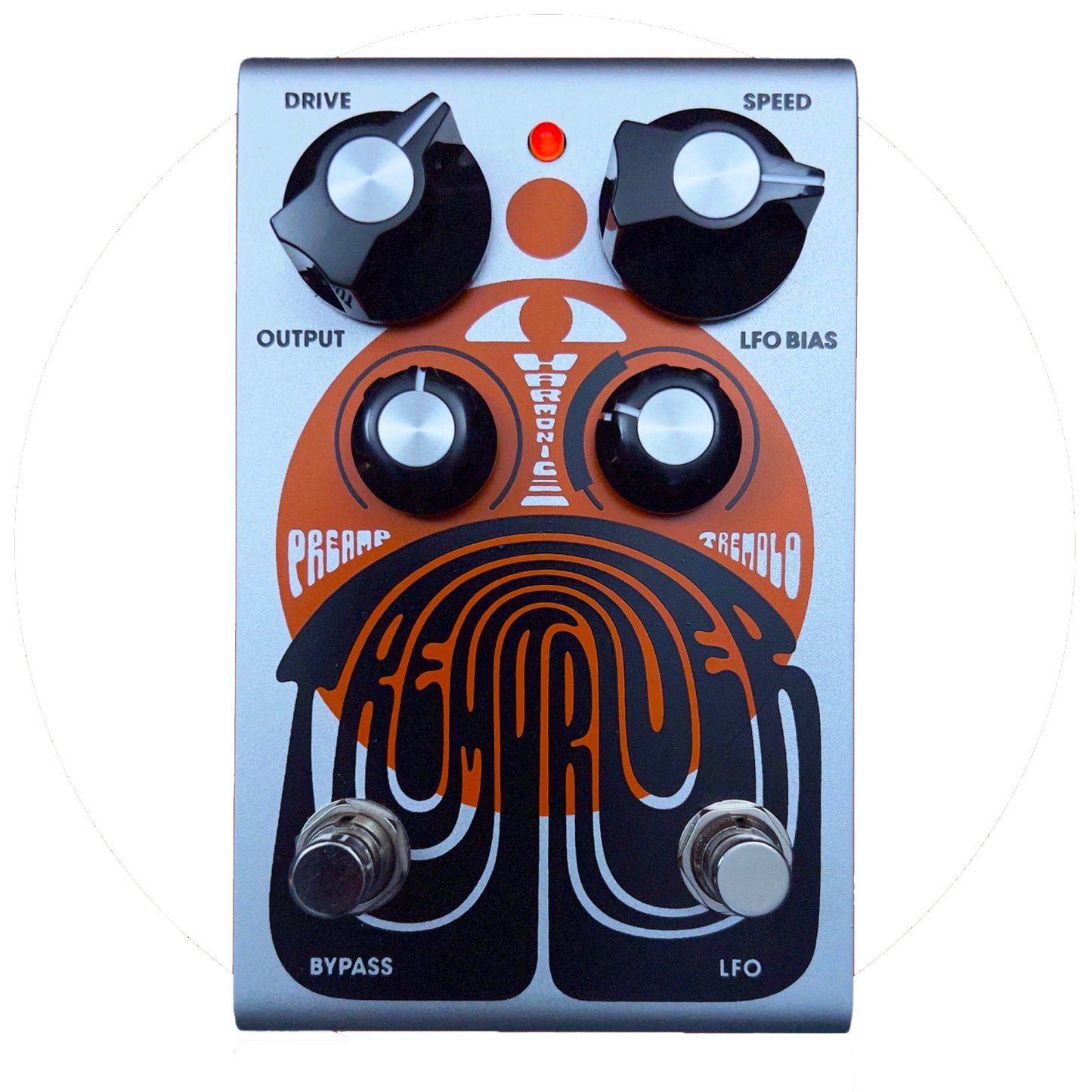 Top down of Kittycaster Fx Tremdriver.