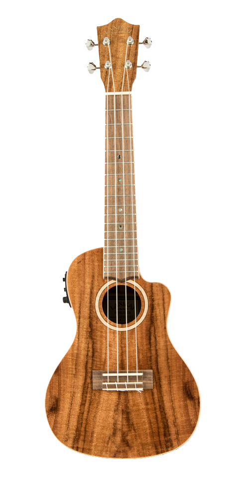 Lanikai ACS-CEC Acacia Concert A/E Ukulele Natural w/soft case