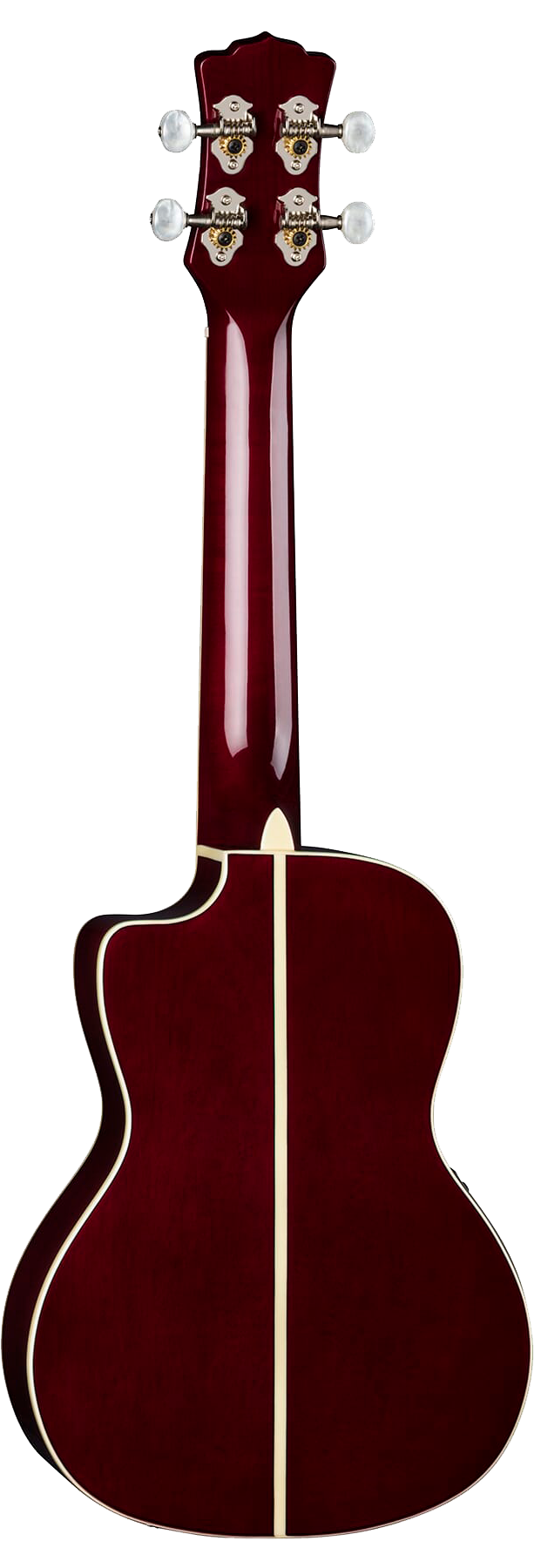 Luna Uke Flora Quilt Maple Concert w/preamp