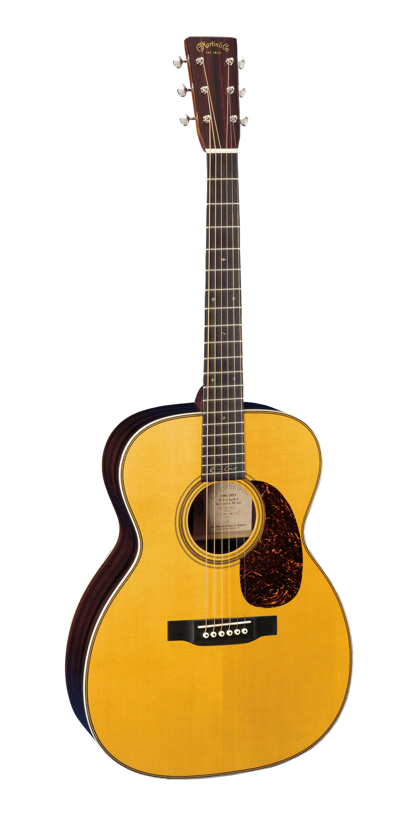 Full frontal of Martin 000-28EC Eric Clapton.