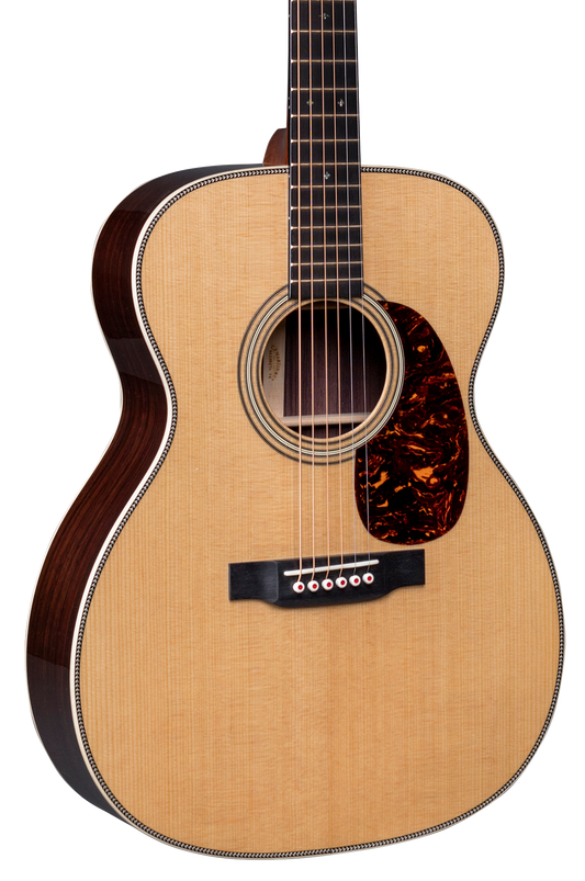 Front angle of Martin 000-28 Modern Deluxe.