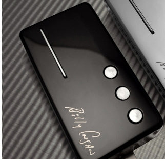 Top down of Railhammer BC-BR-bk Billy Corgan Signature Humcutter Bridge Pickup Black.