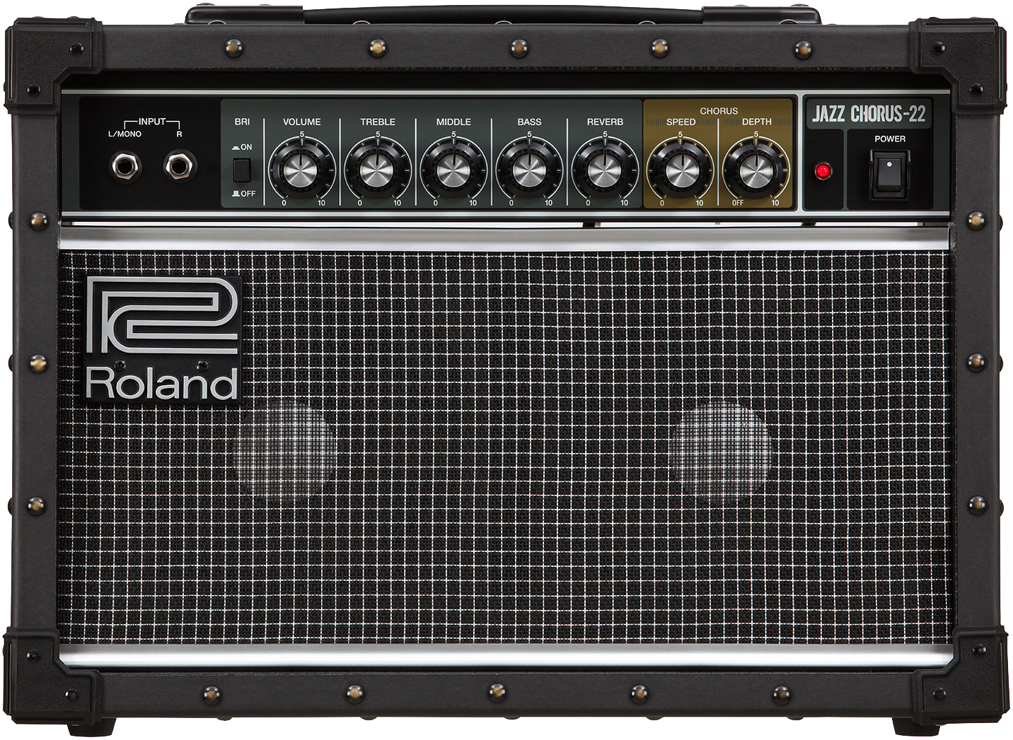 Front of Roland JC-22 Jazz Chorus.