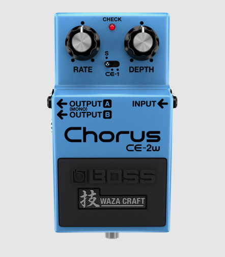 Boss CE 2W Waza Craft Chorus Blue Pedal Tone Shop Guitars Dallas Fort Worth TX