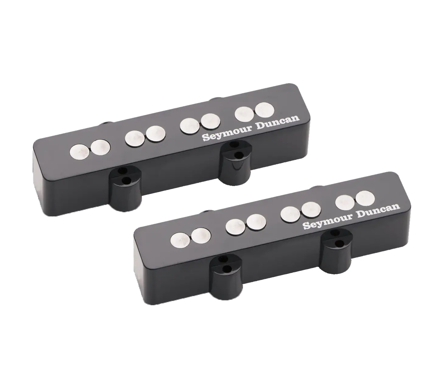 Front of Seymour Duncan SJB-3 Quarter Pound J-Bass Pickup Set Black.