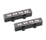 Front of Seymour Duncan SJB-3 Quarter Pound J-Bass Pickup Set Black.