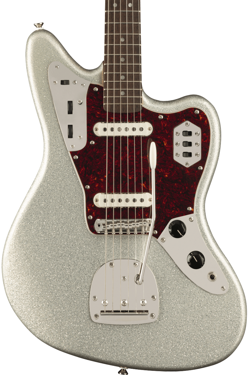 ギター Squier FSR classic vibe 60s Jaguar Squier FSR Classic Vibe 60s Jaguar Matching Headstock Silver