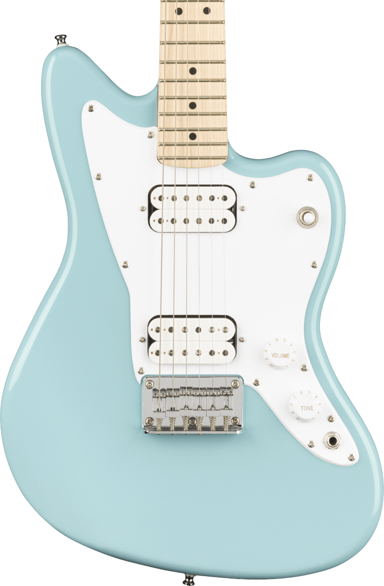 Squier Mini Jazzmaster HH Maple Fingerboard Daphne Blue – Tone