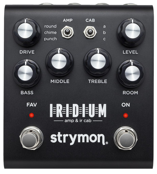 Strymon Iridium Amp & IR Pedal in black Tone Shop Guitars Dallas Texas