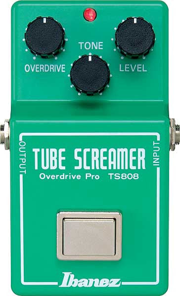 boutique overdrive pedal Ibanez TS808 Tube Screamer Overdrive