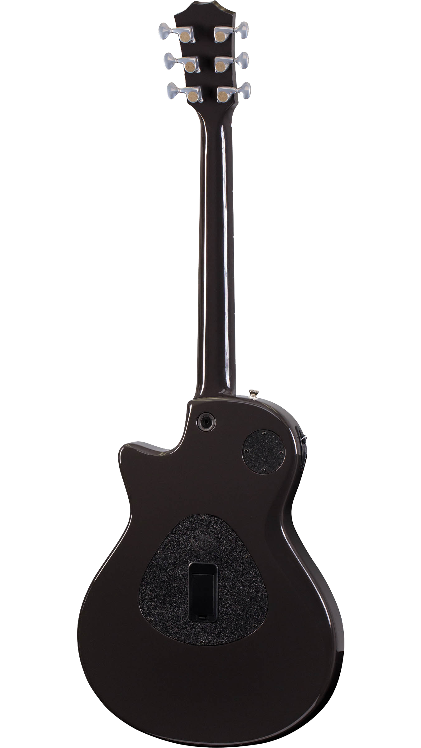 Back of Taylor Custom T5z LTD Quilt Maple Top Shark Grey Custom#11.