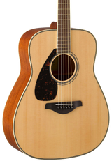 Front of Yamaha FG820L Left Handed Acoustic.
