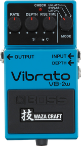Top down of Boss VB-2W Vibrato Waza Craft.