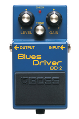Top down of Boss BD-2 Blues Driver.