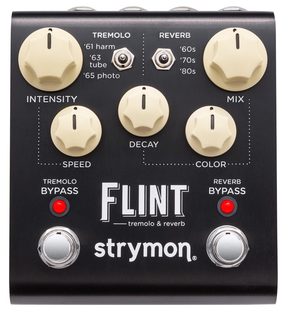 guitar reverb pedal Strymon Flint V2 Tremolo & Reverb Pedal