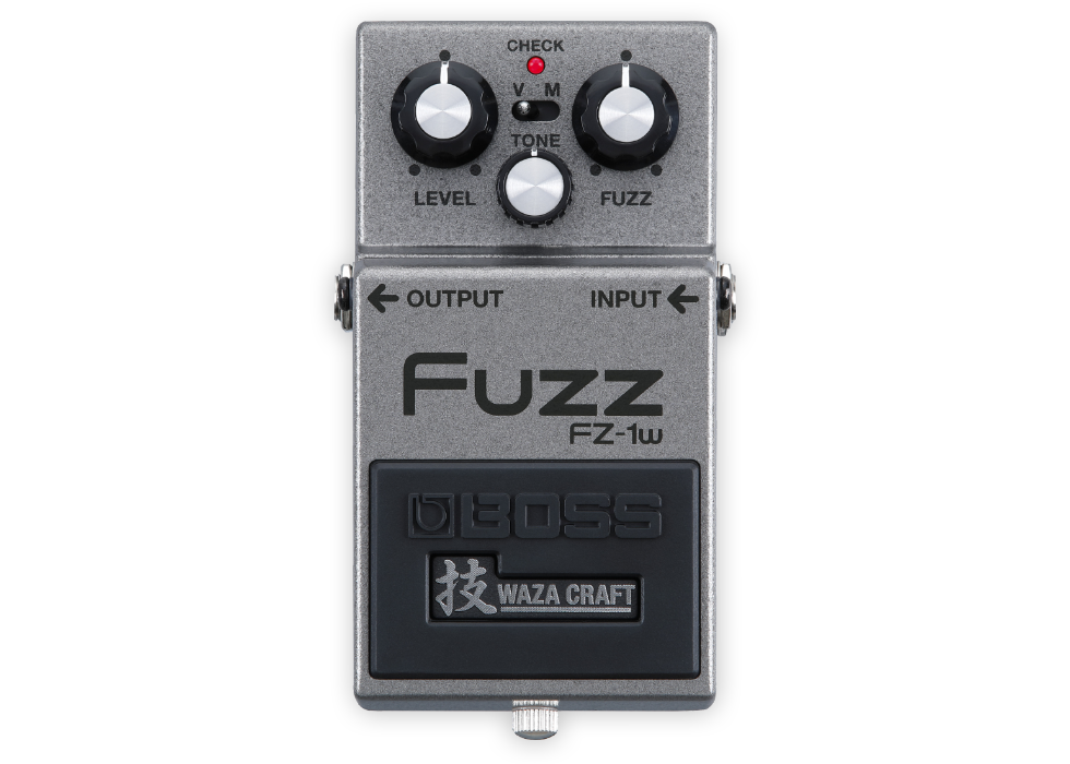 Top down of Boss FZ-1W Waza Craft Fuzz.