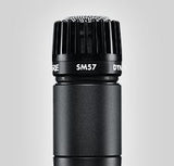 Close up of Shure SM57-LC Microphone mic.
