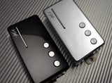 Top down of Railhammer KS-NK-ch Kyle Shutt Sig Humcutter Neck Pickup Chrome.