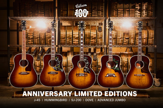Gibson Marks 100 Years of Flat-Tops with the Anniversary Collection