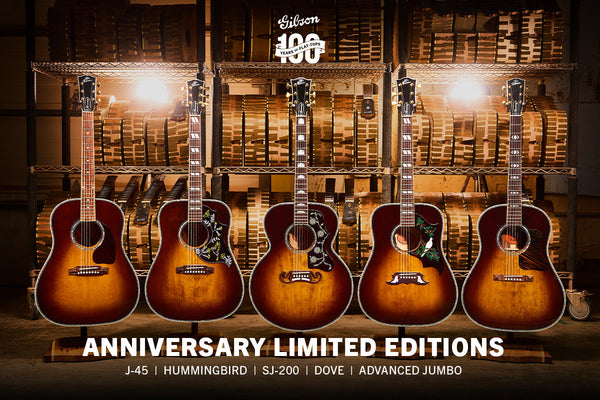 Gibson Marks 100 Years of Flat-Tops with the Anniversary Collection