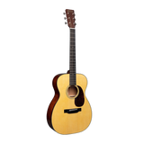 Front of Martin 00-18 Natural w/case