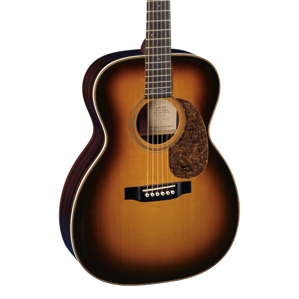 Front of Martin 000-28EC Sunburst.