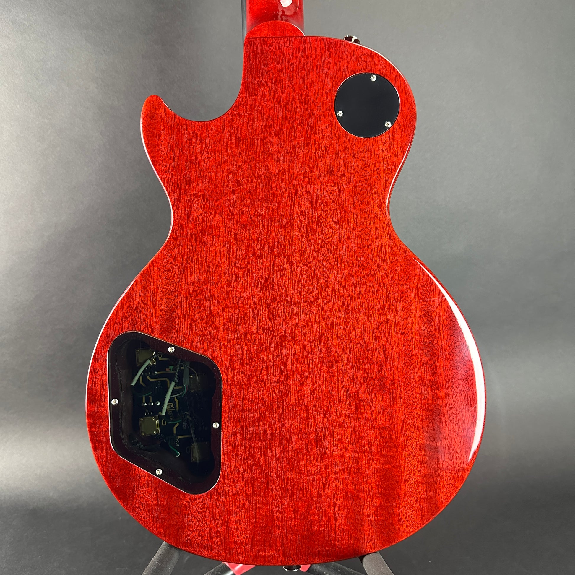 Back of Used 2008 Gibson Les Paul Standard Plus Heritage Cherry.
