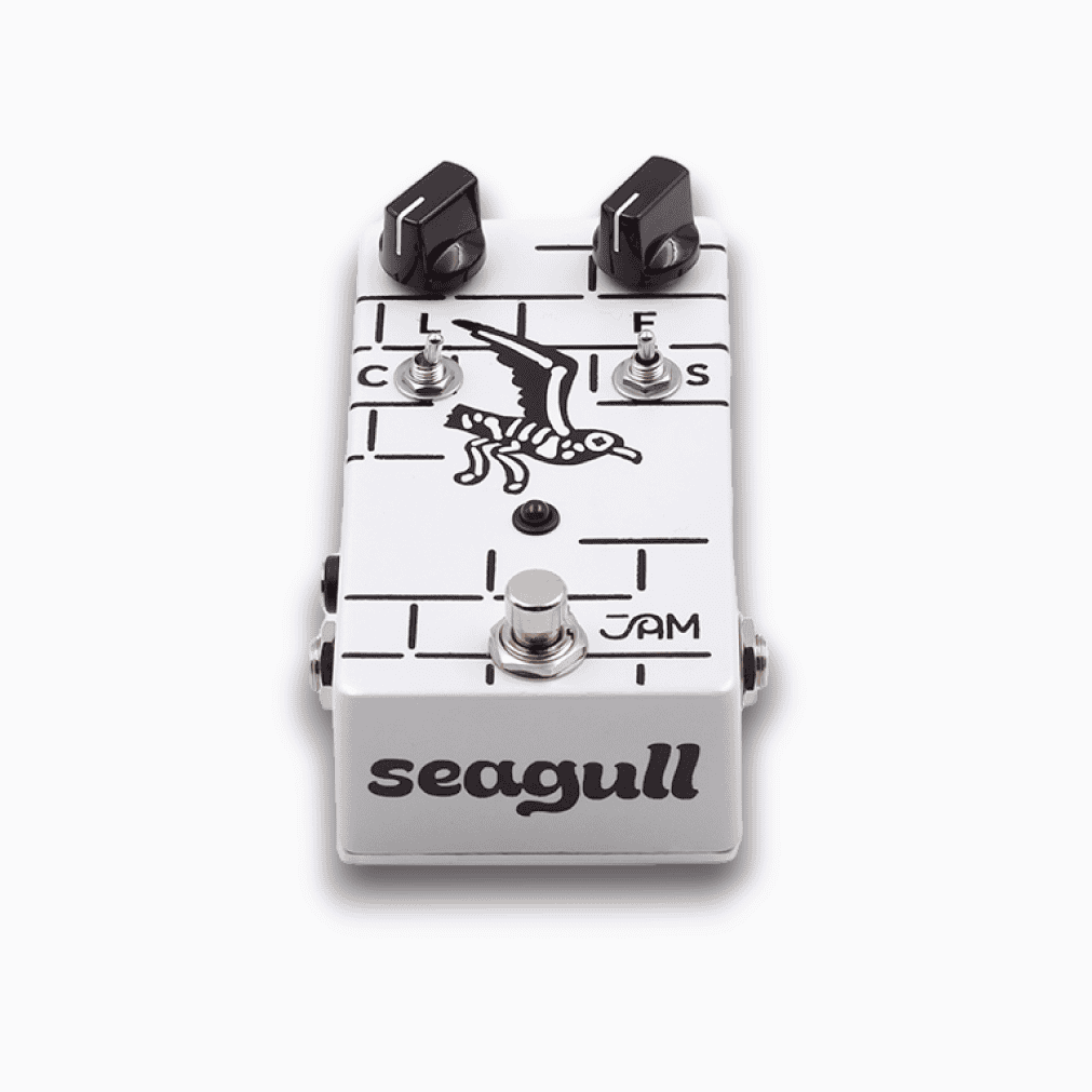 Front angle of JAM Pedals Seagull.