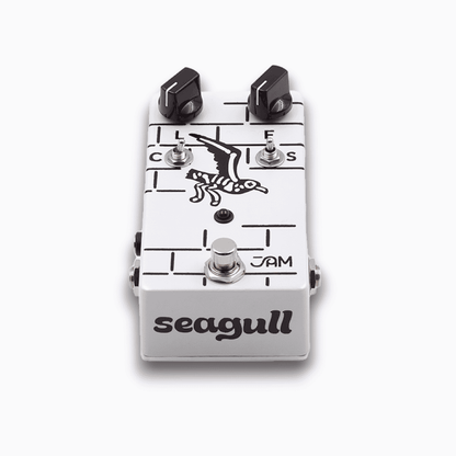 Front angle of JAM Pedals Seagull.