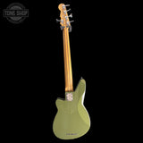 Back of body of Used Reverend Triad 5 Army Green.