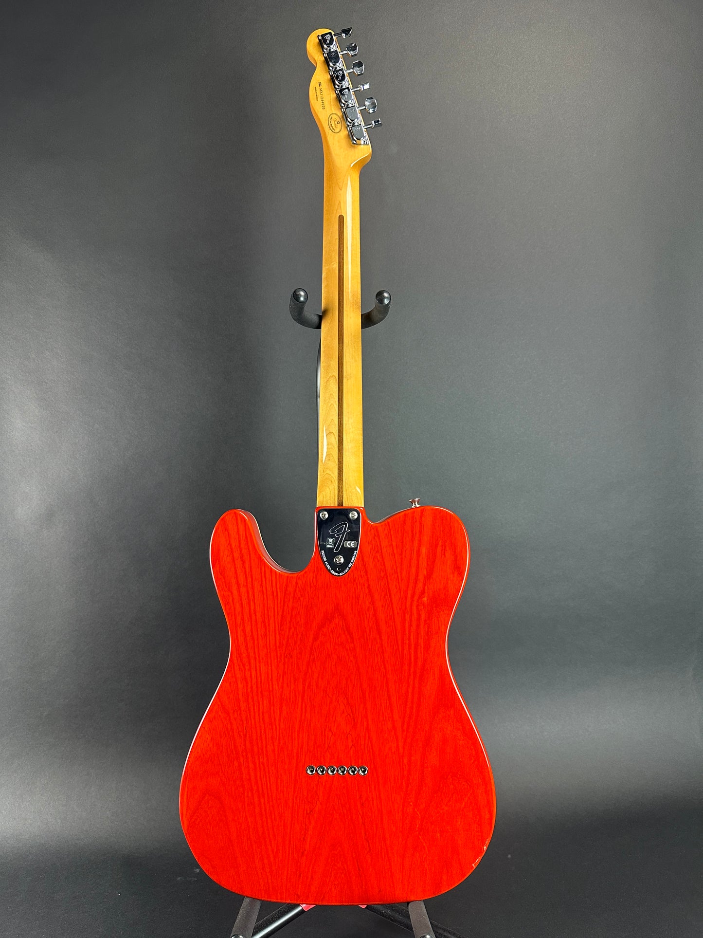 Full back of Used 2011 Fender FSR Telecaster Custom '72 Orange.