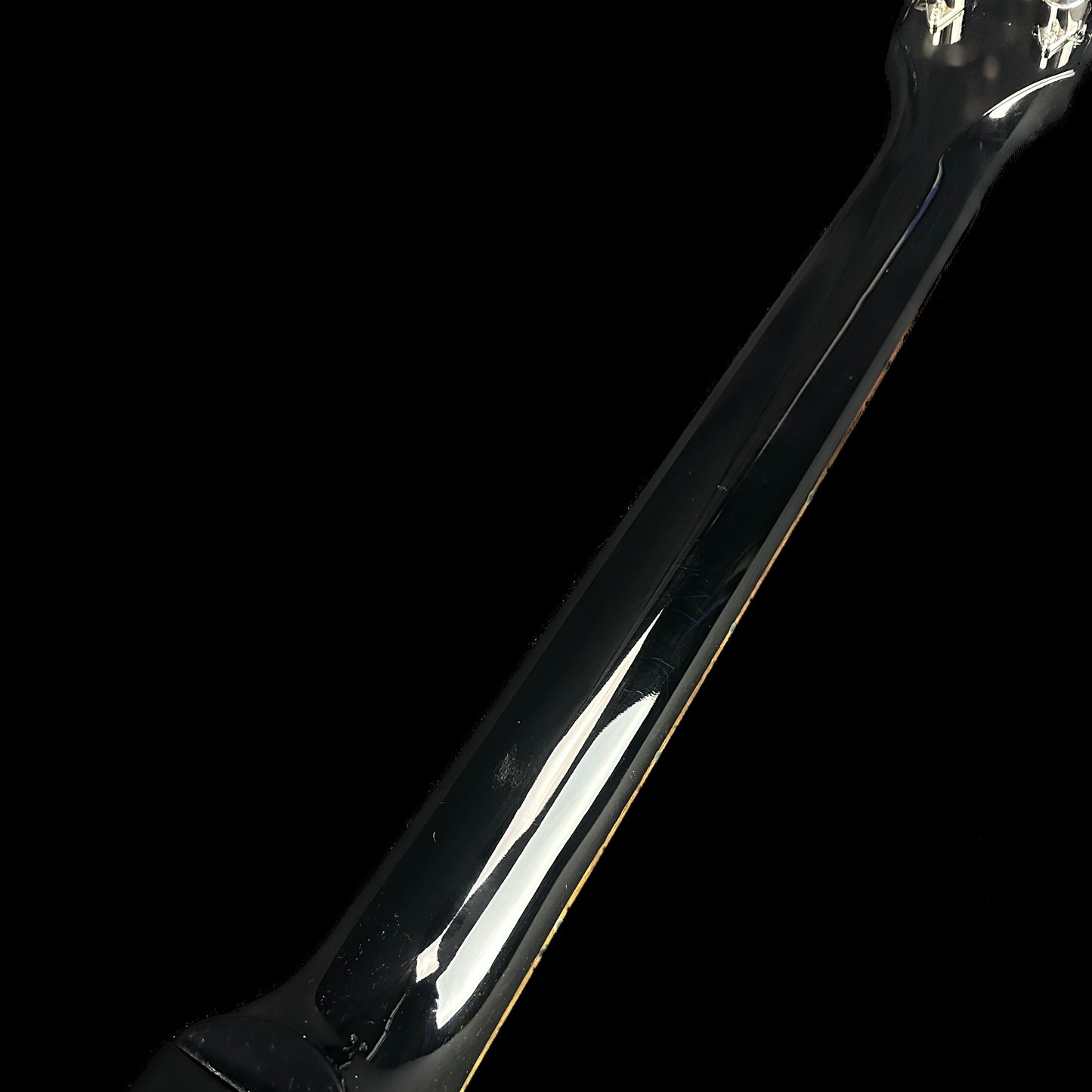 Back of neck of Used 2008 Gibson Les Paul Studio Ebony.