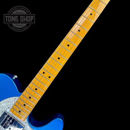 Fretboard of Used Fender American Vintage II '72 Thinline Telecaster Lake Placid Blue.