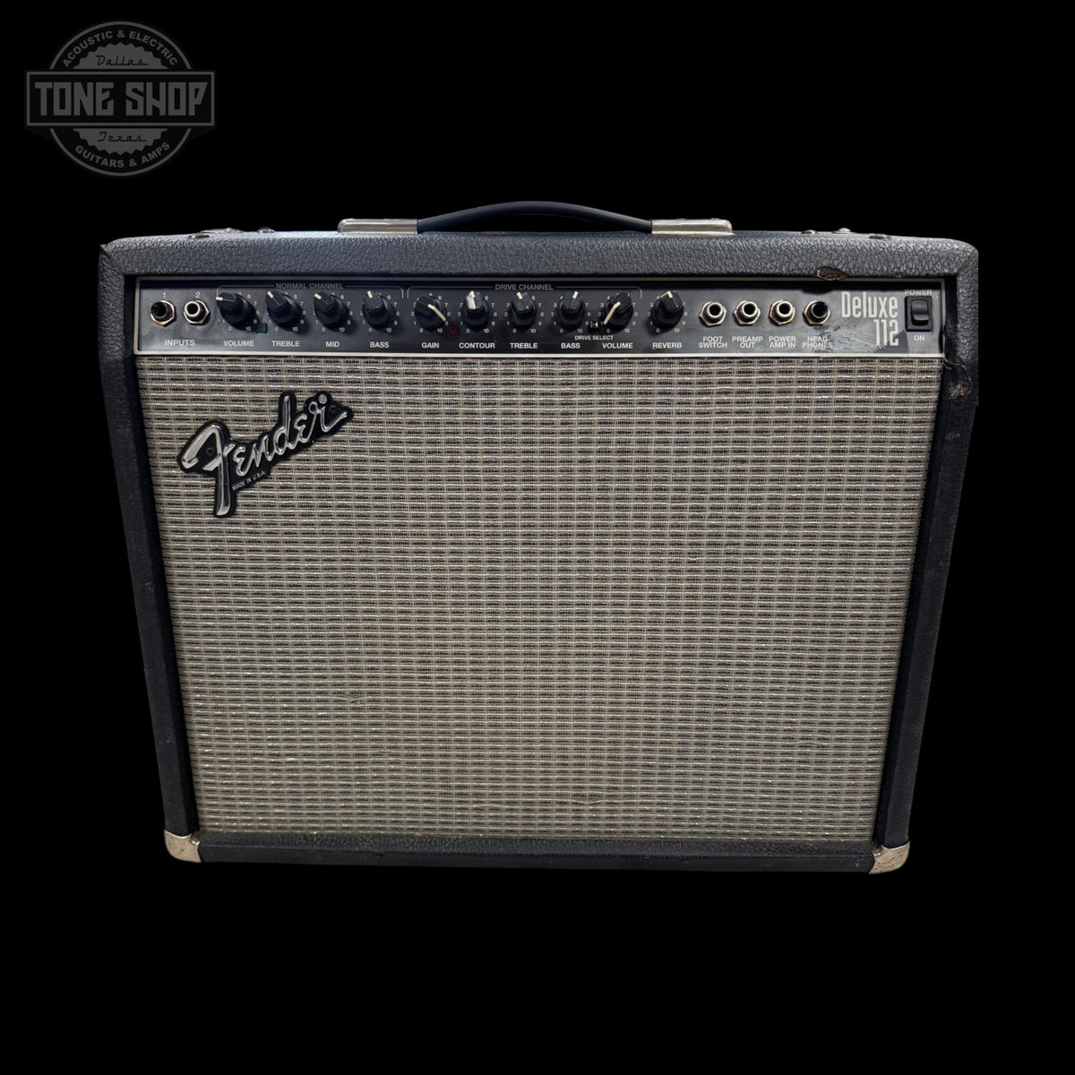 Front of Used Fender Deluxe 112 Combo Guitar Amplifier TSS7178.