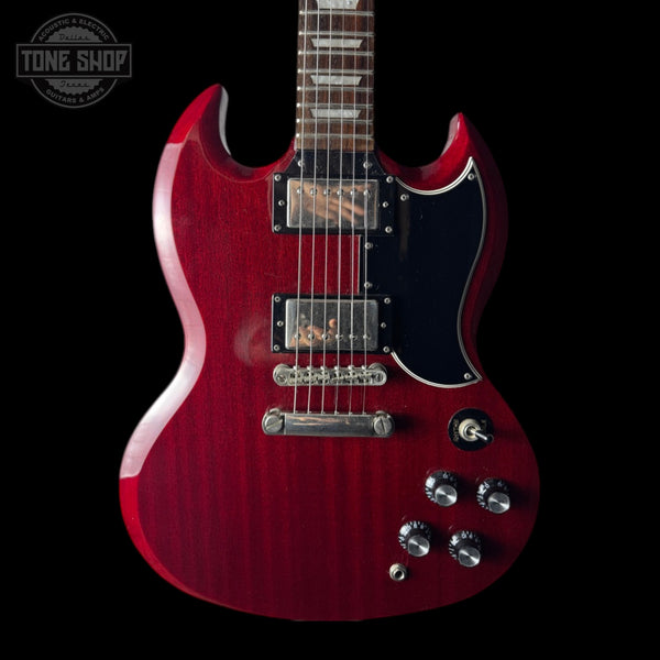 Front of Used Epiphone SG.